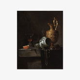Still Life with a Porcelain Vase, Silver-gilt Ewer, and Glasses by Willem Kalf - thumbnail_0_nf_671646193d19ba02d720743d